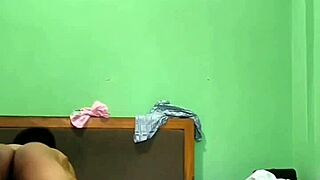 One on one sex in a hotel room with an Indian couple