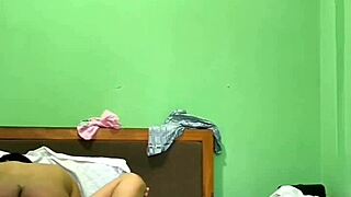 One on one sex in a hotel room with an Indian couple