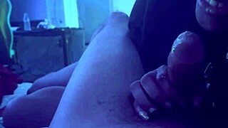 she passionately sucking crazy dick for five minutes, taking cum in mouth