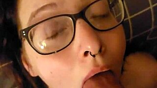 Belle tied down for intense throat humiliation close-up.