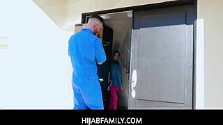 Maya Bijou Says, Get Double Fucked by Bambino and Mike in Hijabfamily.