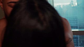 Colombian Teen Rides Big Black Cock Hard