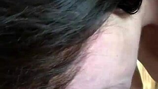 i show my wife blowjob skill and she swallow it all