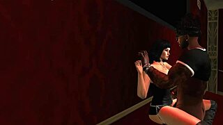 بزاز كبيرة تنتاك جماعي في السينما!