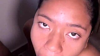 Amateur couple fucks intensely.