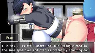 Whore knight Frau in blowbang bondage and sex