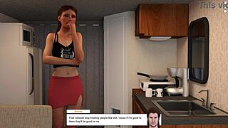 lets play midnight ride ending 1 merry christmas riding pussy hairless creampie redhead shaved blowjob