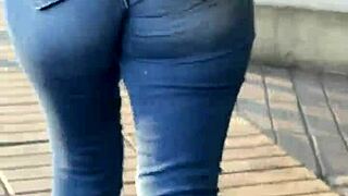 Latina woman in jeans