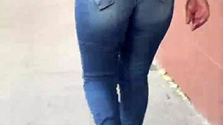 Latina woman in jeans