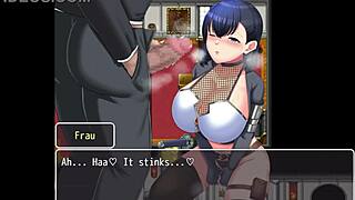 Whore knight Frau in blowbang bondage and sex