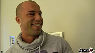 Blonde with big tits blows monster cock in room service