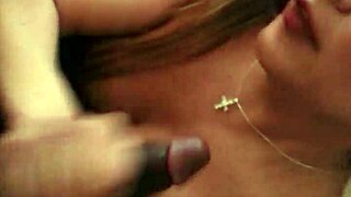 trans woman deepthroats big cock