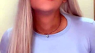 Rica Transsexual with Small Tits Stroking Herself Hard