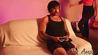 Hot Latina Gf Chloe Amour Helps Man Relax In The Zone