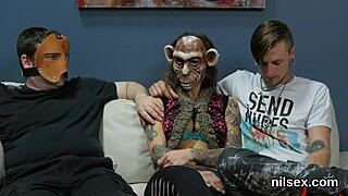 Nasty cutie undergoes anal therapy in butt hole nuthouse