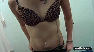 Luscious Czech Chick Sucked and Fucked in Mall POV