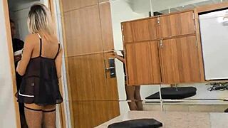 Slutty Tgirl Dani Peterson Filled in Ass and Mouth Hard