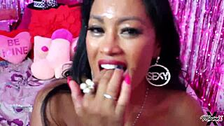 Stripper Maxine X gets clothes ripped for anal squirting!!