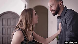 Laney Grey's small tits teen pussy fucked hard?