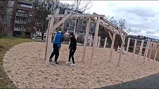 Sakura Hell, Sexy Athlete, Fucks Stranger In Car In Front Of Boyfriend