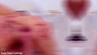 does emily white's ass get fucked hard by big black cocks with gaping and cum?