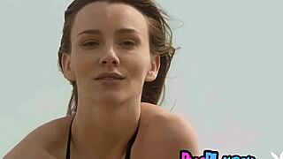 adel morel rips clothes off outdoor, exposing tits