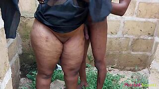 Damn! Banging big white ass in abandoned building