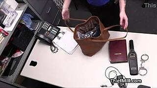 Cougar caught sneaking stolen dildos at the office