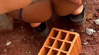 yo, cute latina girl fucking bricklayer on street?