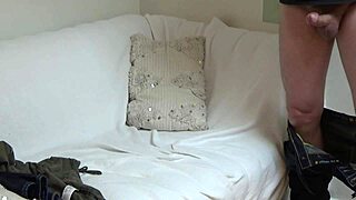 hazel leveck’s casting turns wild with extreme gagging on cock during interview