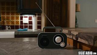 Holy crap, Sarah Arabic’s big tits bounce while pounded!