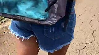 yo, cute latina girl fucking bricklayer on street?