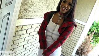 teacher babe preps for intense bdsm anal casting session