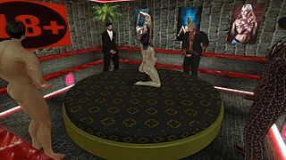 Prettynuur in a 4 on 1 orgy