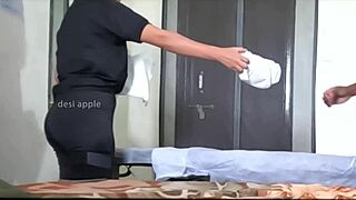 relaxing massage session ends unexpectedly