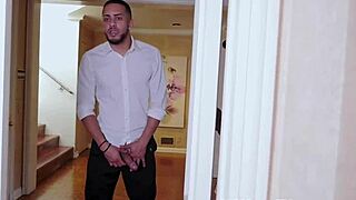 Small Teen Gobbles Massive BBC with Pure Hunger