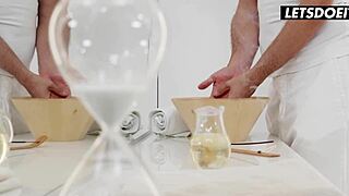 Young Blonde Lika Star in Steamy Fantasy Fuck with Big Dick Masseur