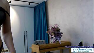 Helenwaldorf Claps Her Ass in Black Thong! 'Join My Chat!'