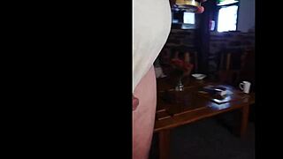 Bold Mature Woman Flashes Cock in Bar for Beer