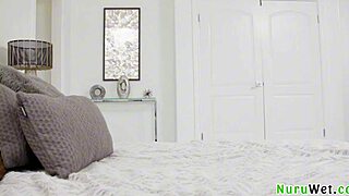 melody marks gives an amazing nuru massage to seth gamble, getting fingered