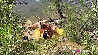 outdoor fun noa bangs her date doggystyle cowgirl blowjob group