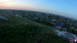 PAWG Goth Slut Teen Fucked Outdoors!