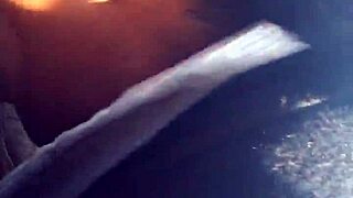 latina girl eagerly swallows cum after intense blowjob