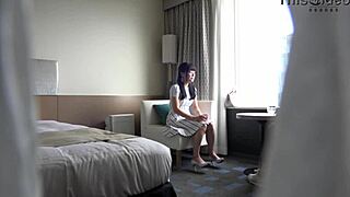 hey, this cute japanese actress got a wild creampie leak