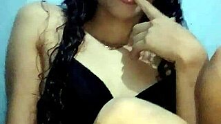 would you dare to help this latina babe masturbate her natural tits and pussy solo?