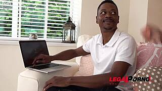 Busty Stacey Saran Gets Drilled By Studs Black Monster Cock Gp742!