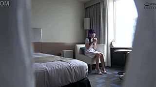 hey, this cute japanese actress got a wild creampie leak