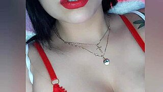Little 18+ angel with small waist and natural tits squirting with dildo for viewers