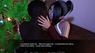 lets play zoeys christmas gift with big black cock and monster tits