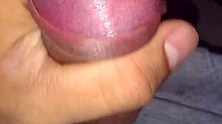 stroking my hard cock until i cum hard!